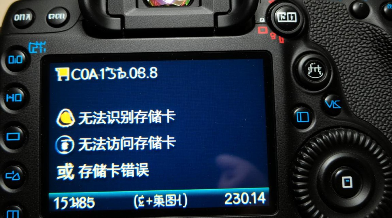 佳能相机无法识别存储卡，究竟该如何一步步排查解决？