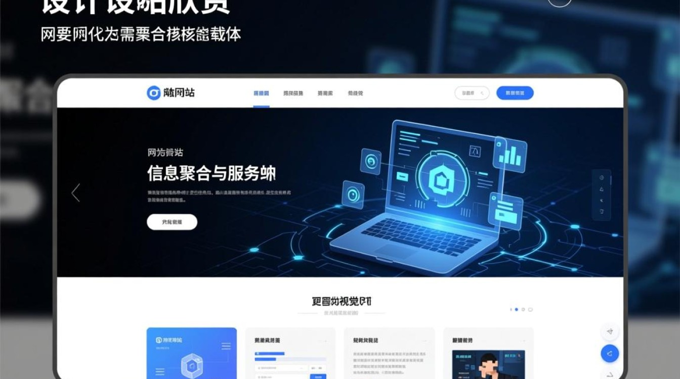 门户网站设计欣赏，哪些设计细节能提升用户体验与视觉吸引力？