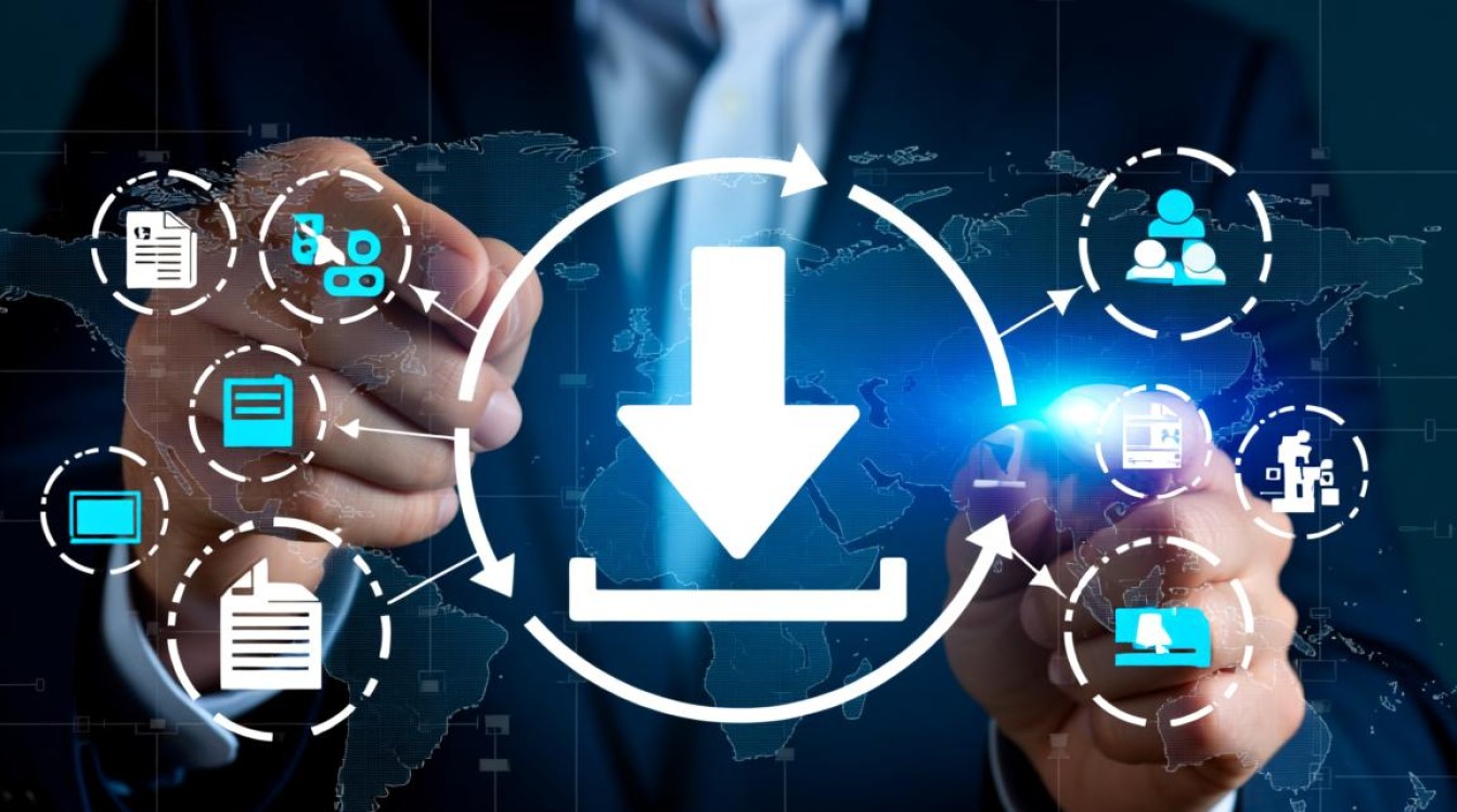 如何远程下载文件到虚拟主机？具体步骤是什么？