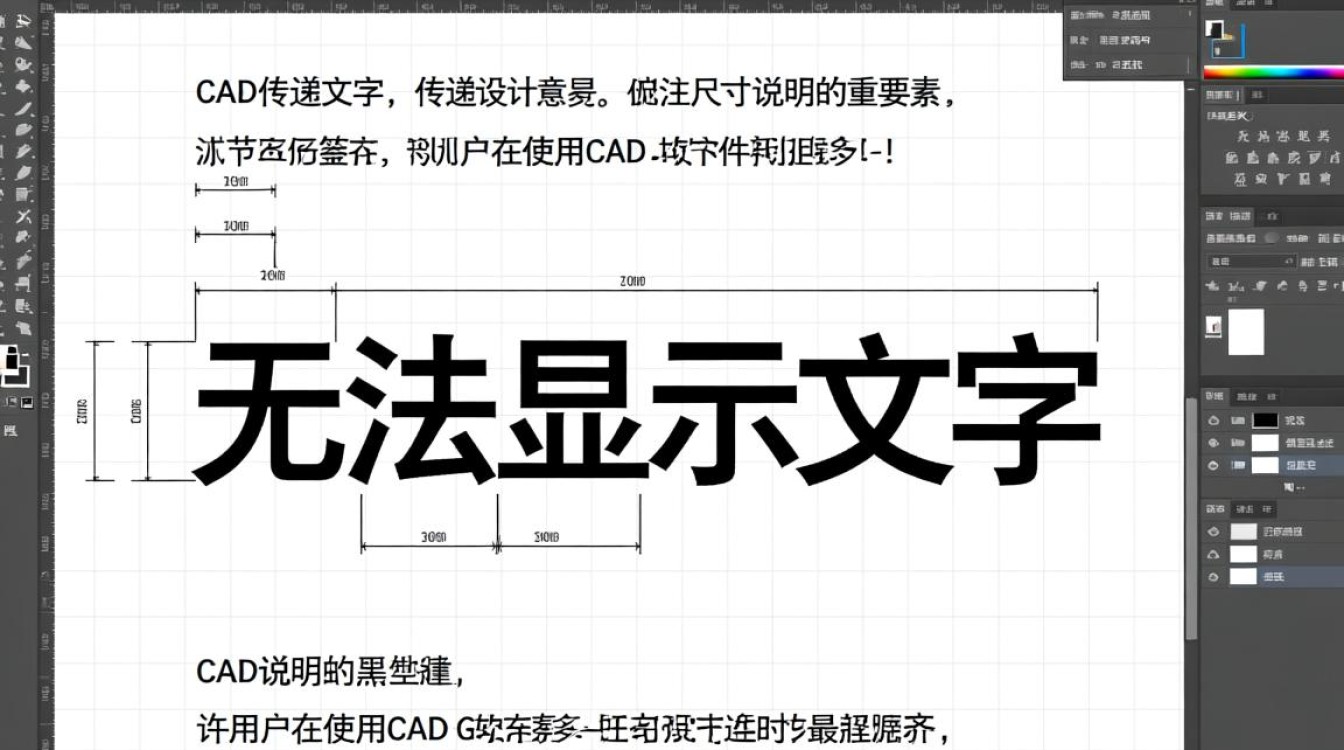 为什么CAD图纸突然无法显示文字了？