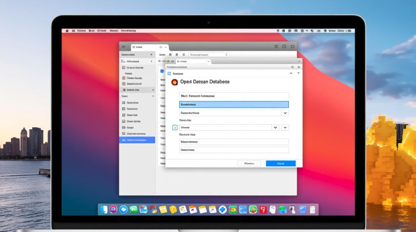 Mac创建数据库文件后怎么打开？详细步骤是什么？