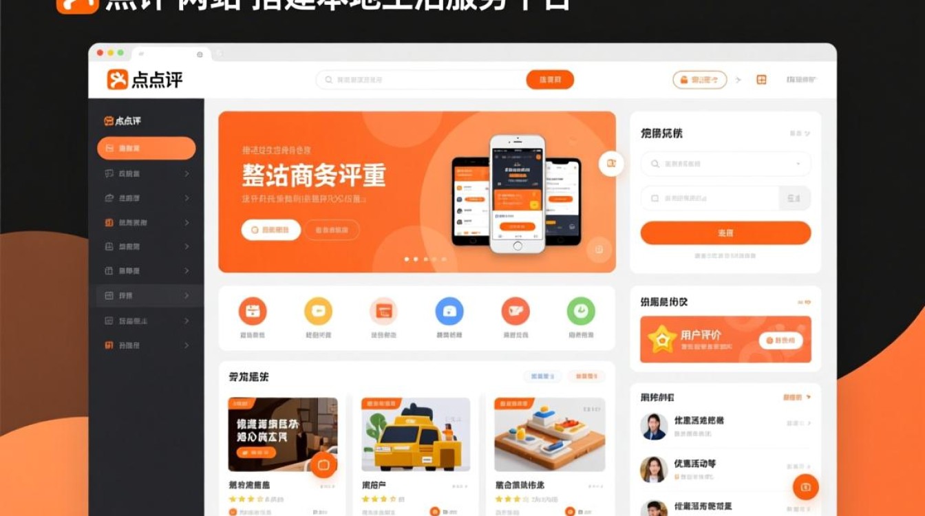 大众点评网站模板哪里有免费下载的？