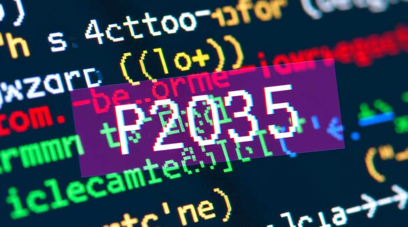 p2035报错怎么办？解决方法与原因分析