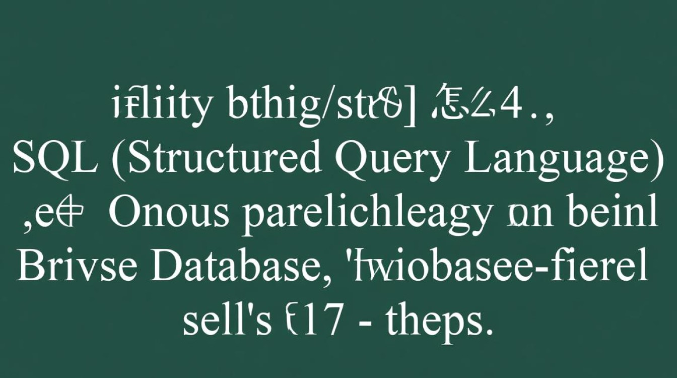 数据库SQL查询语句怎么写？新手入门必看指南