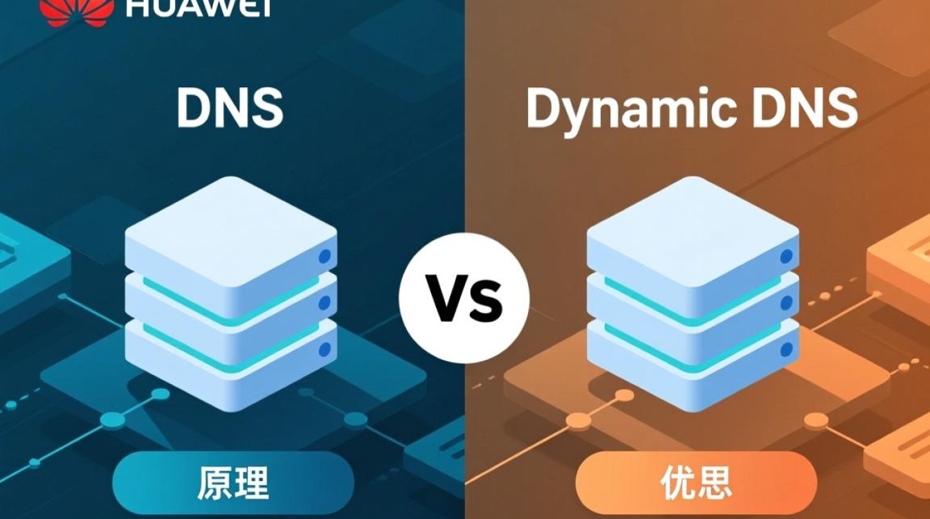 华为静态DNS和动态DNS有什么区别？适用场景分别是什么？