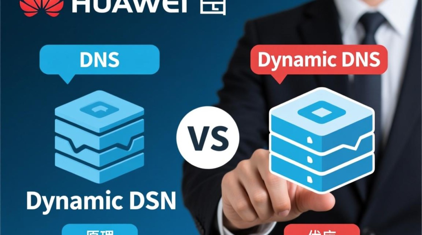 华为静态DNS和动态DNS有什么区别？适用场景分别是什么？