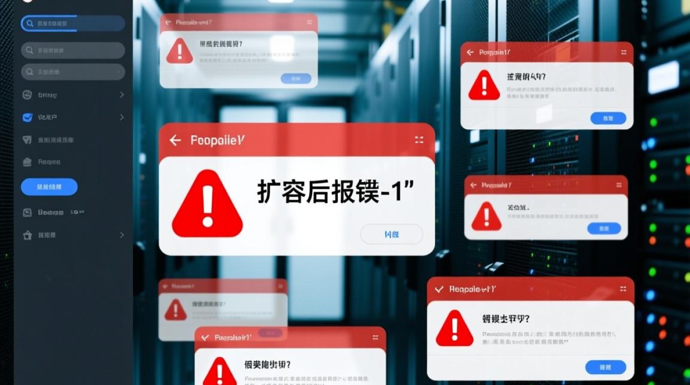 扩容后报错-1怎么办？扩容失败报错-1如何解决？