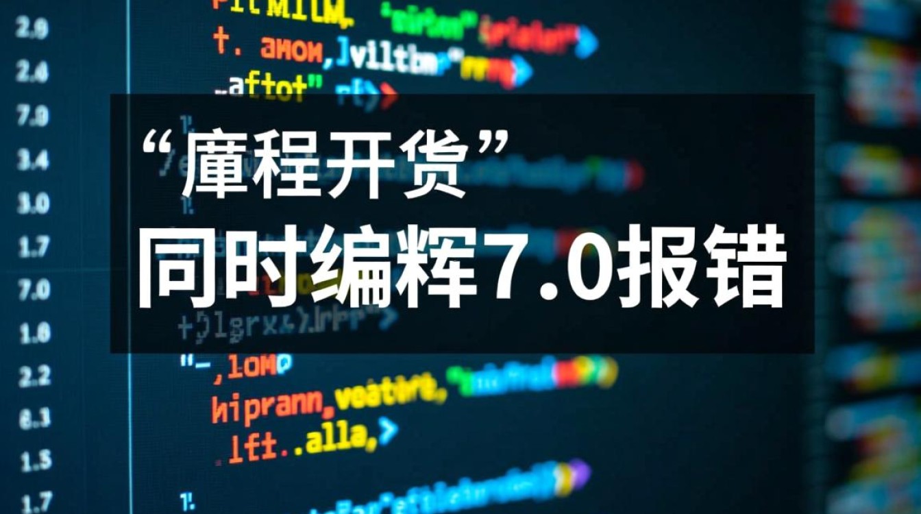 同时编译7.0报错？如何解决同时编译7.0报错问题？