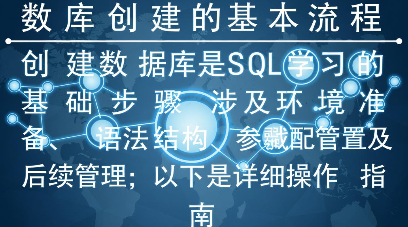 SQL建数据库详细步骤是怎样的?新手必看指南 SQL建数据库详细步骤是怎样的?新手必看指南