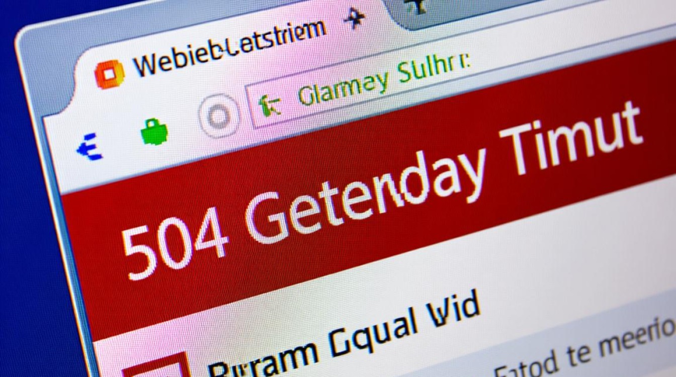 web504报错是什么原因？如何快速解决？