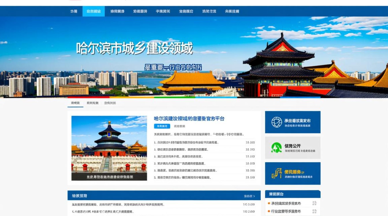 哈尔滨建设局网站能查哪些工程审批信息？