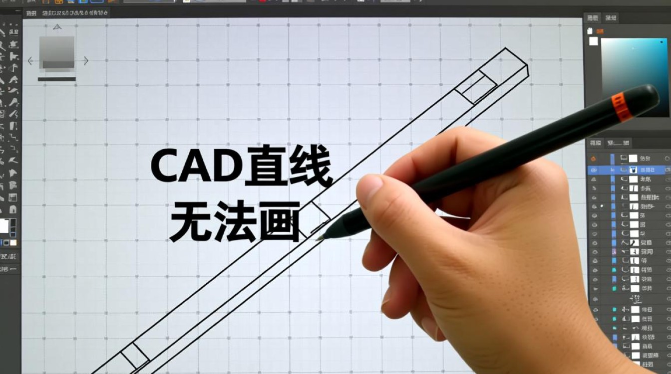 CAD直线无法画是什么原因导致的? CAD直线无法画是什么原因导致的?