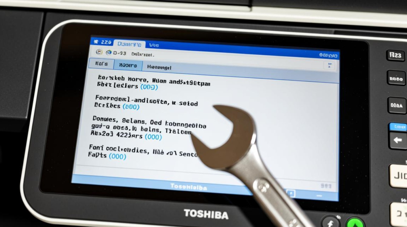 东芝223报错扳手是什么原因？怎么解决？