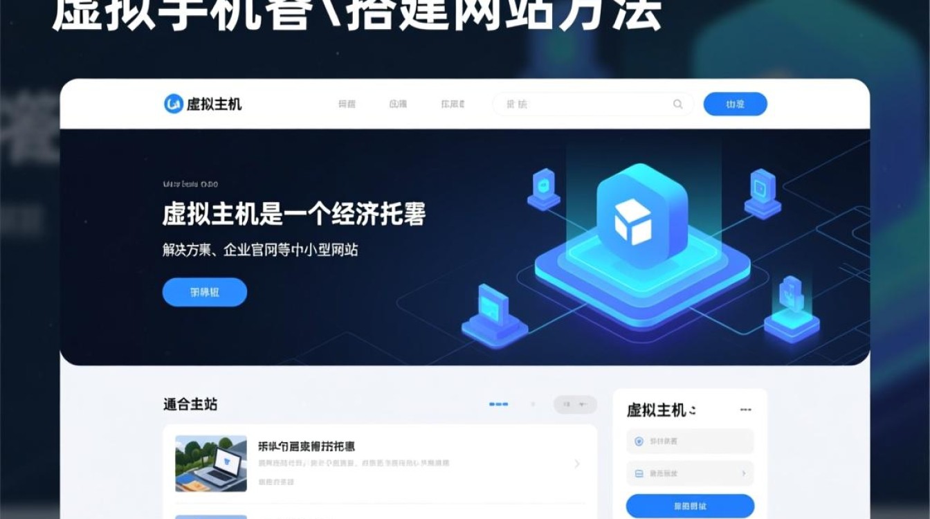 虚拟主机搭建网站方法新手怎么一步步操作？