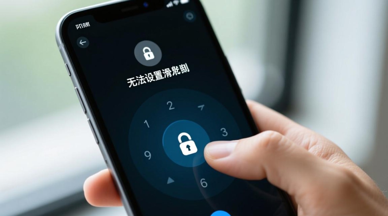 为什么我的手机无法设置滑动解锁？