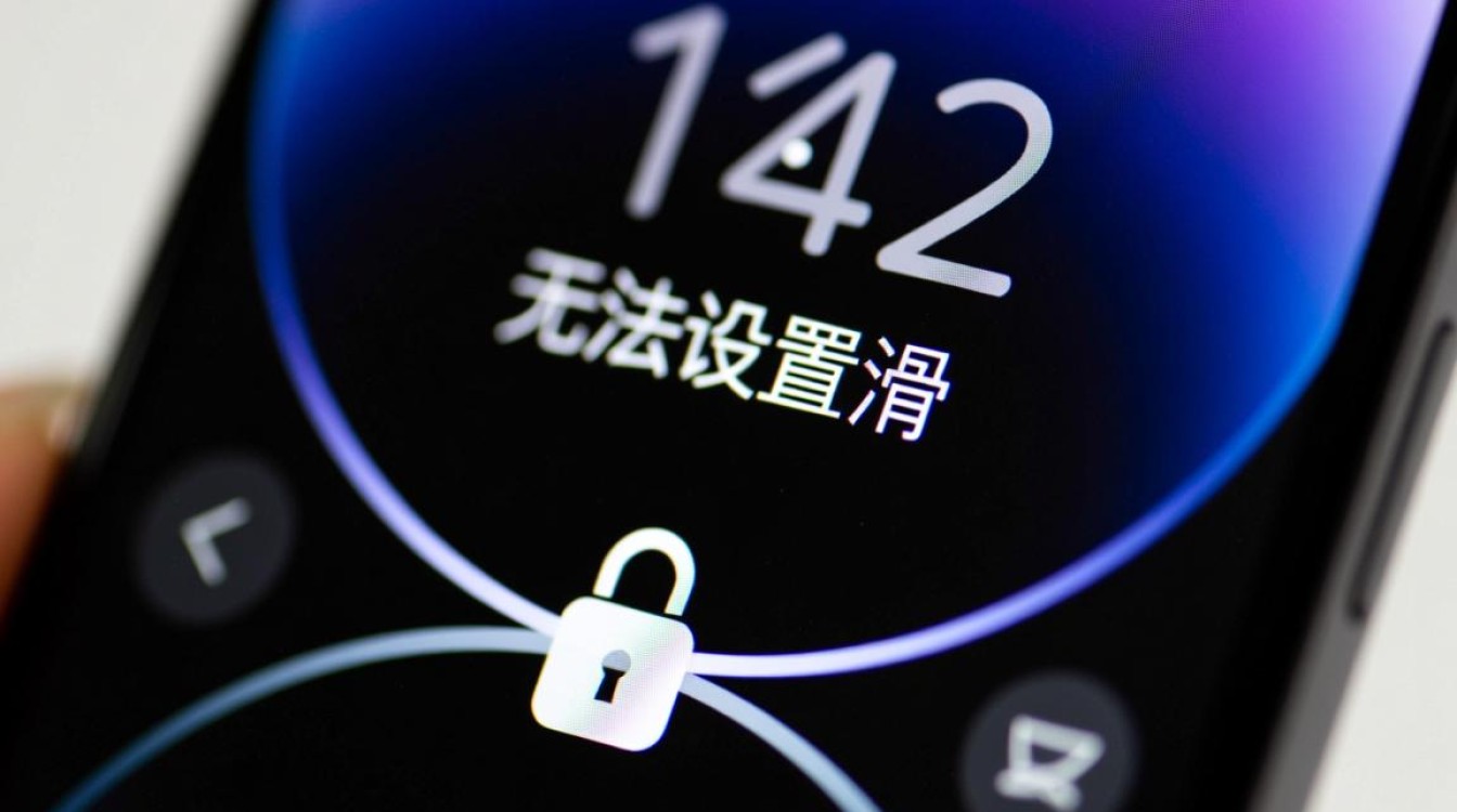 为什么我的手机无法设置滑动解锁？