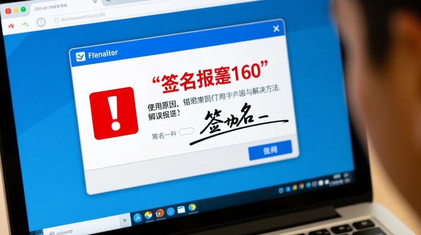 电脑签名报错160怎么办？解决方法是什么？