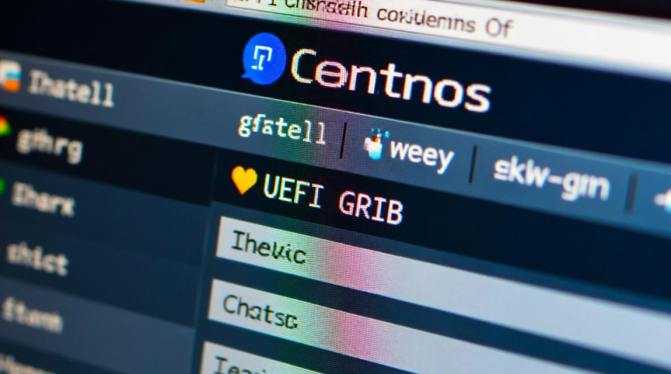 如何在CentOS系统上正确安装和配置UEFI GRUB引导？