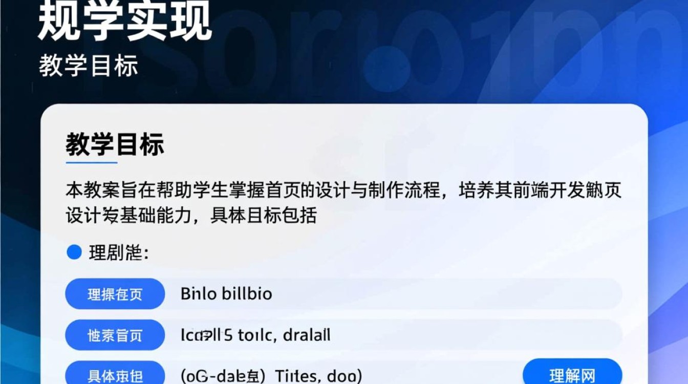 制作网站首页教案,新手如何快速掌握关键步骤? 制作网站首页教案,新手如何快速掌握关键步骤?