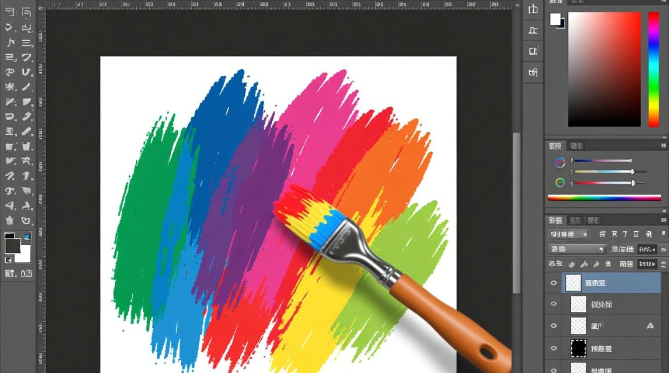 ps无法上色?图层模式没开还是笔刷设置错了? ps无法上色?图层模式没开还是笔刷设置错了?