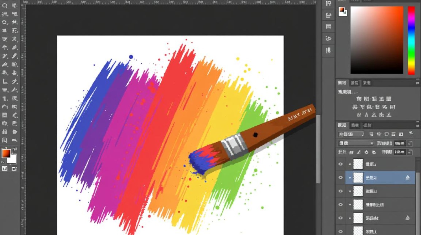 ps无法上色?图层模式没开还是笔刷设置错了? ps无法上色?图层模式没开还是笔刷设置错了?