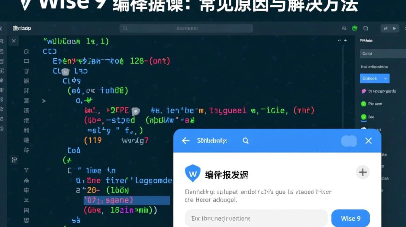 wise 9编译报错怎么办?常见原因与解决方法 wise 9编译报错怎么办?常见原因与解决方法
