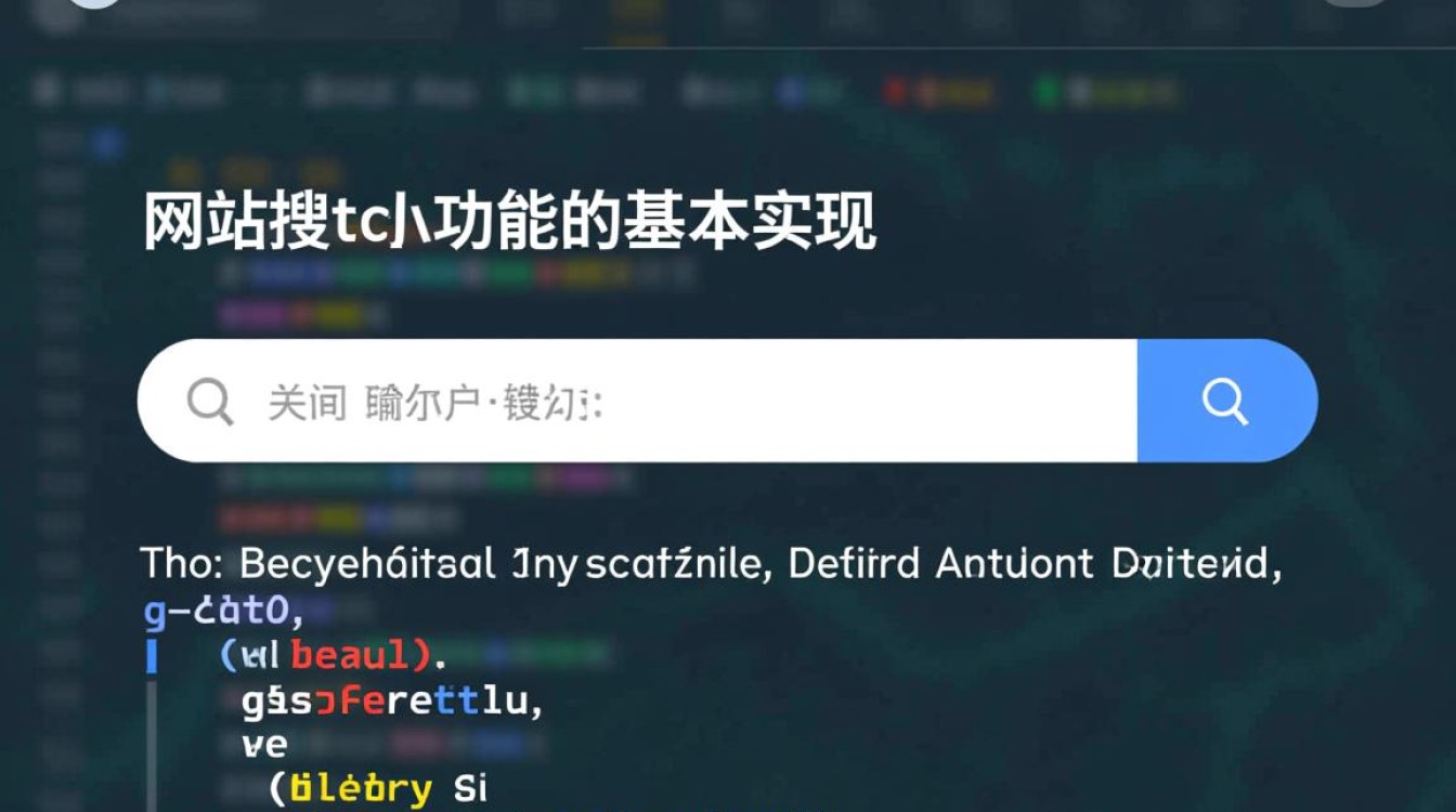 网站搜索功能代码如何实现? 网站搜索功能代码如何实现?