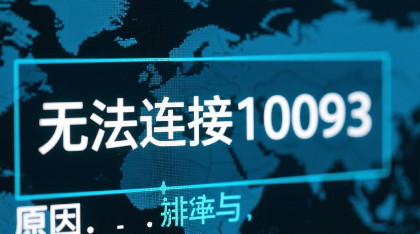 为什么电脑显示无法连接10093错误？