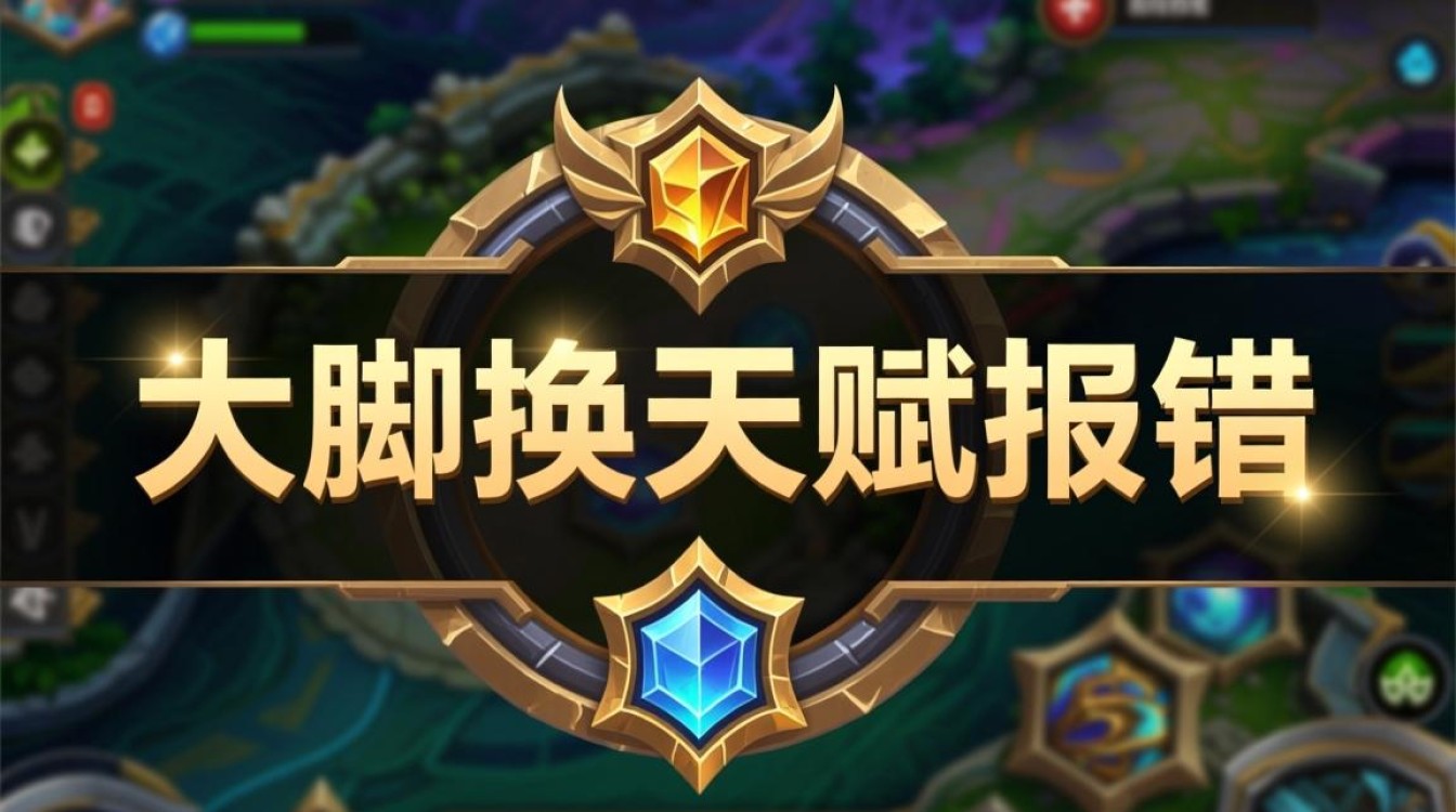 大脚换天赋报错怎么办？30字解决天赋替换失败问题