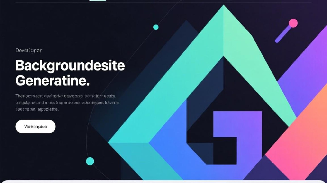 如何用几何背景生成网站快速制作高颜值背景图？