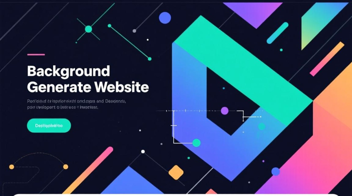 如何用几何背景生成网站快速制作高颜值背景图？