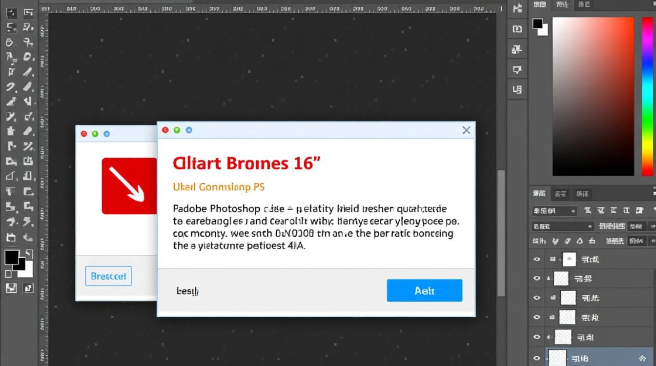 PS点击报错16怎么办？如何快速解决PS错误16问题？