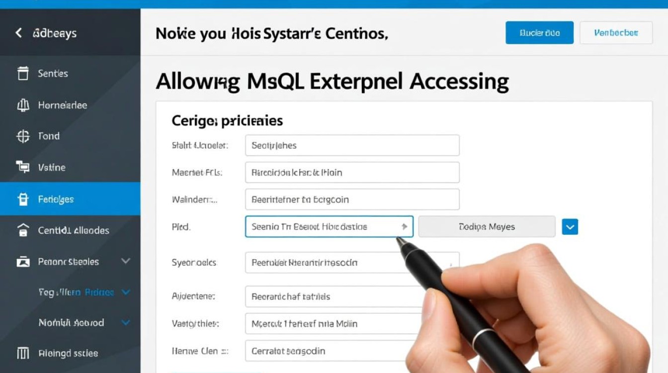 CentOS系统MySQL如何开启外部访问权限？