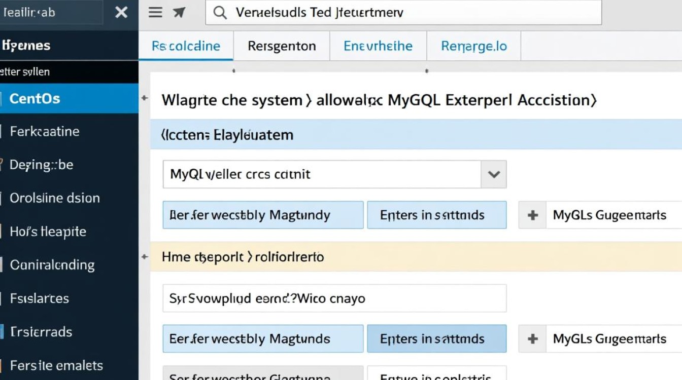 CentOS系统MySQL如何开启外部访问权限？