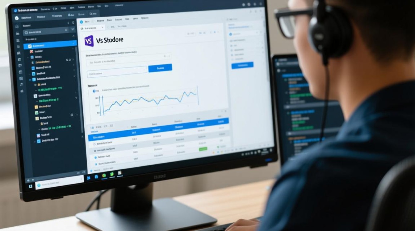 在VS中操作数据库的具体步骤是什么？