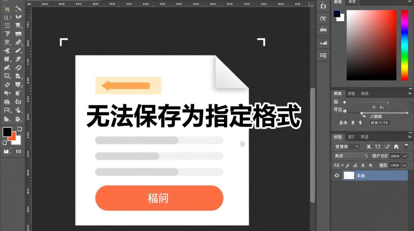为什么我无法保存为指定格式？解决方法是什么？