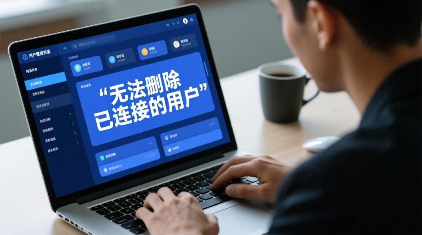 为什么无法删除已连接的用户怎么办？