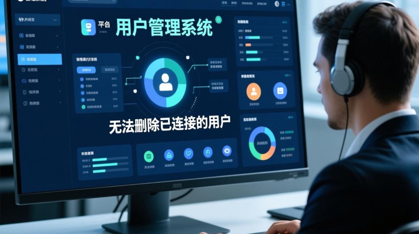 为什么无法删除已连接的用户怎么办？