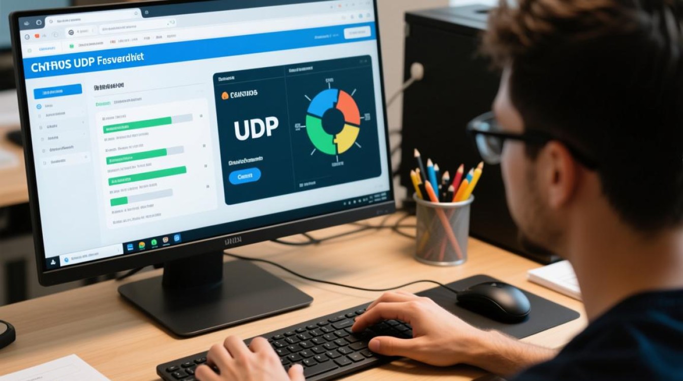 CentOS如何配置UDP转发测试及验证连通性？