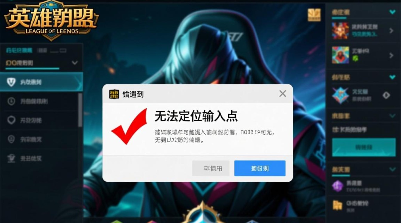 lol无法定位输入点怎么办？输入点找不到是什么原因？