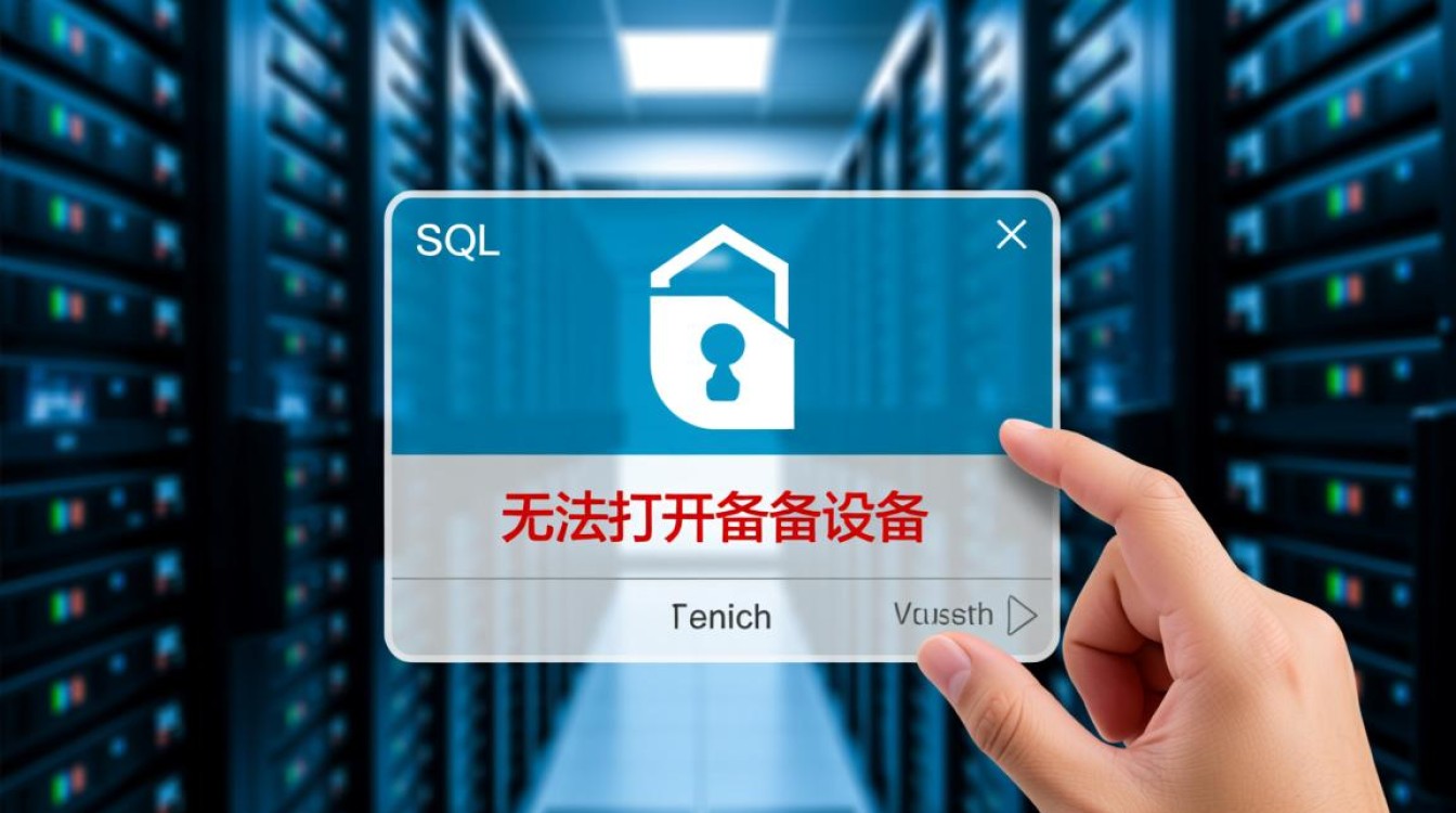 SQL备份无法打开备份设备是什么原因导致的？