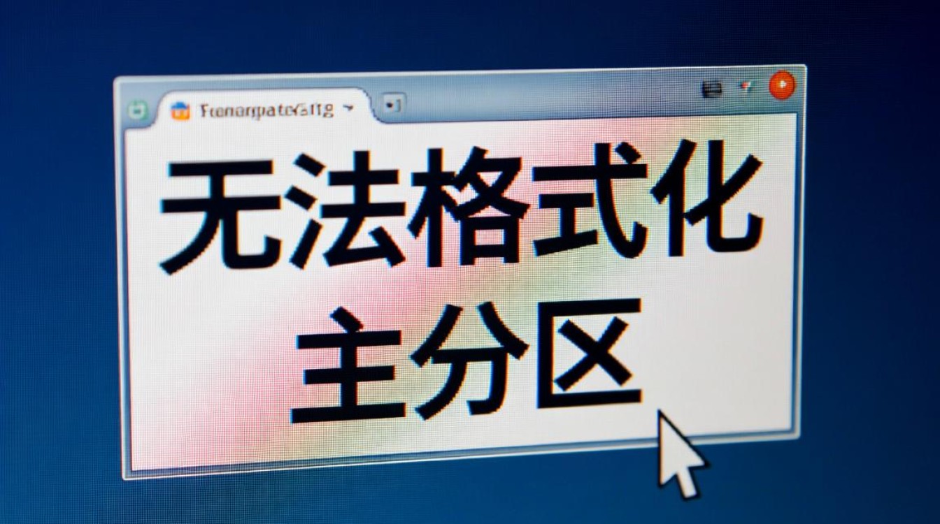 为什么无法格式化主分区？解决方法有哪些？