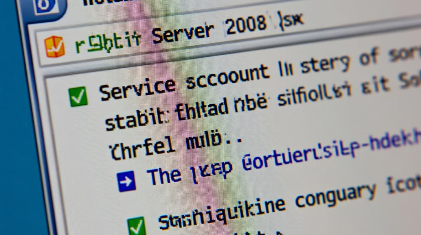 数据库2008服务账户配置错误怎么办？