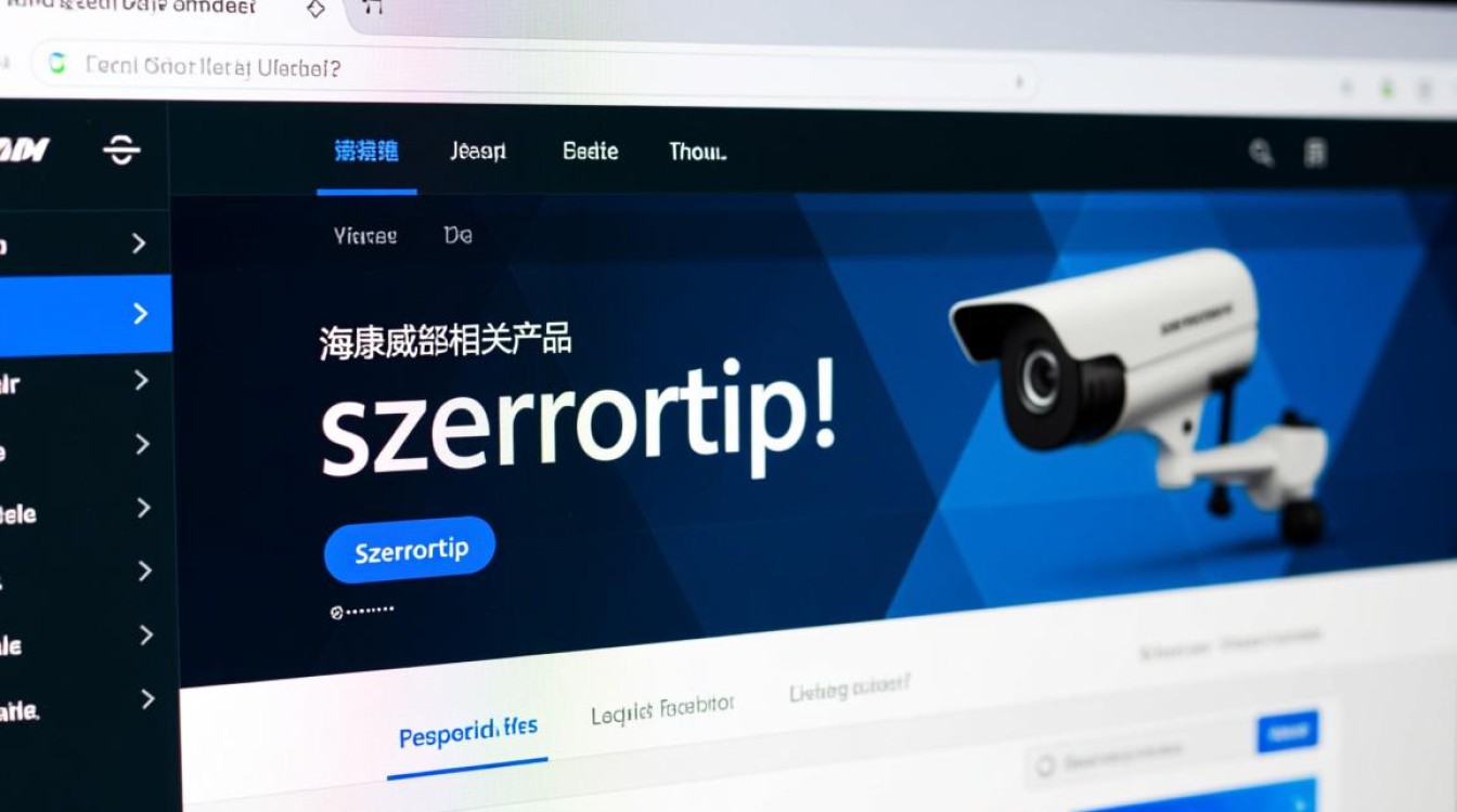 网页海康报错szerrortip是什么原因及如何解决？
