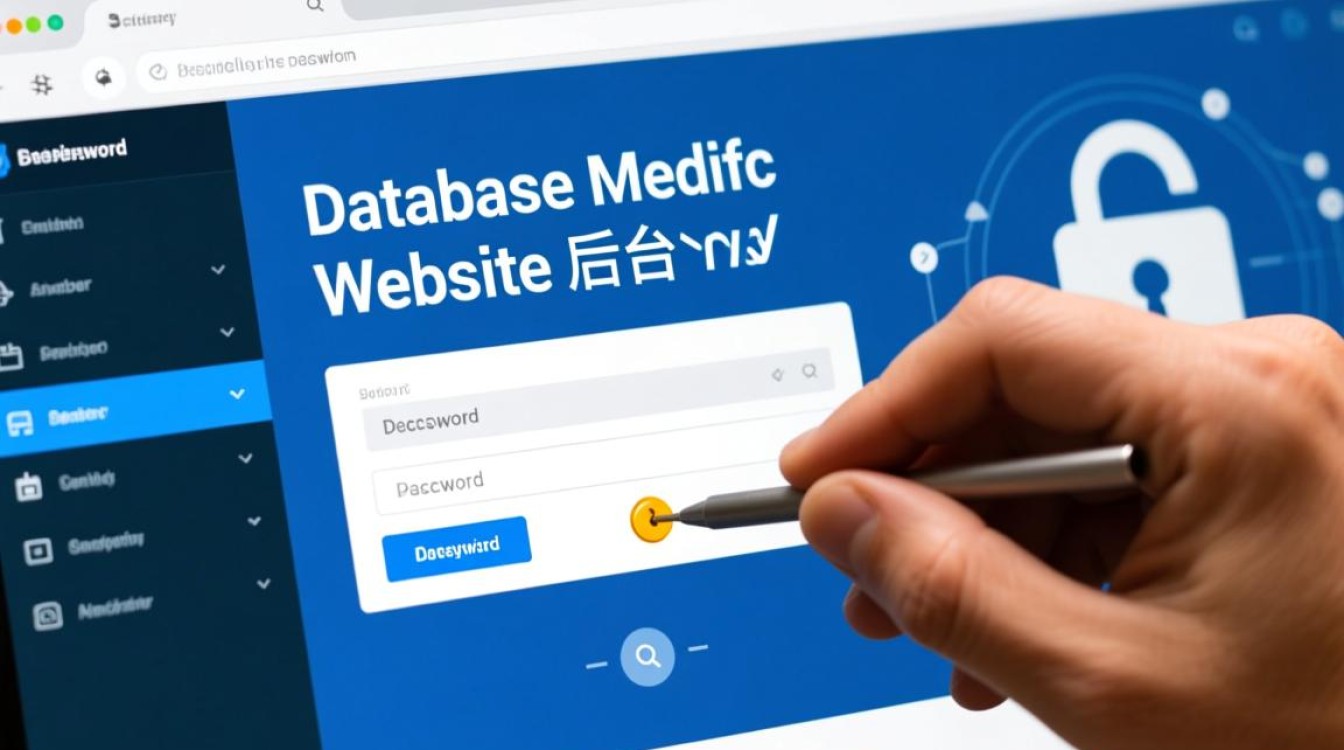 数据库修改网站后台密码的操作步骤是怎样的？