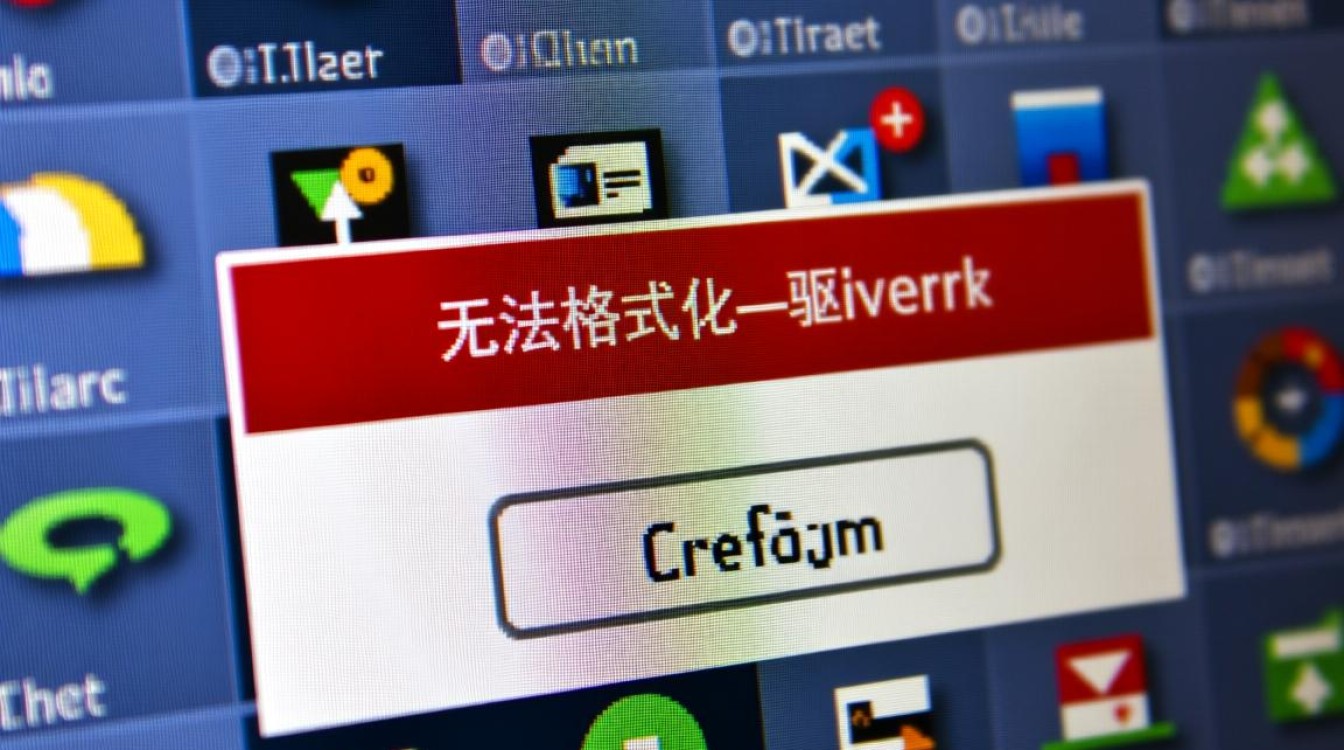 为什么无法格式化驱动器，总提示退出错误？