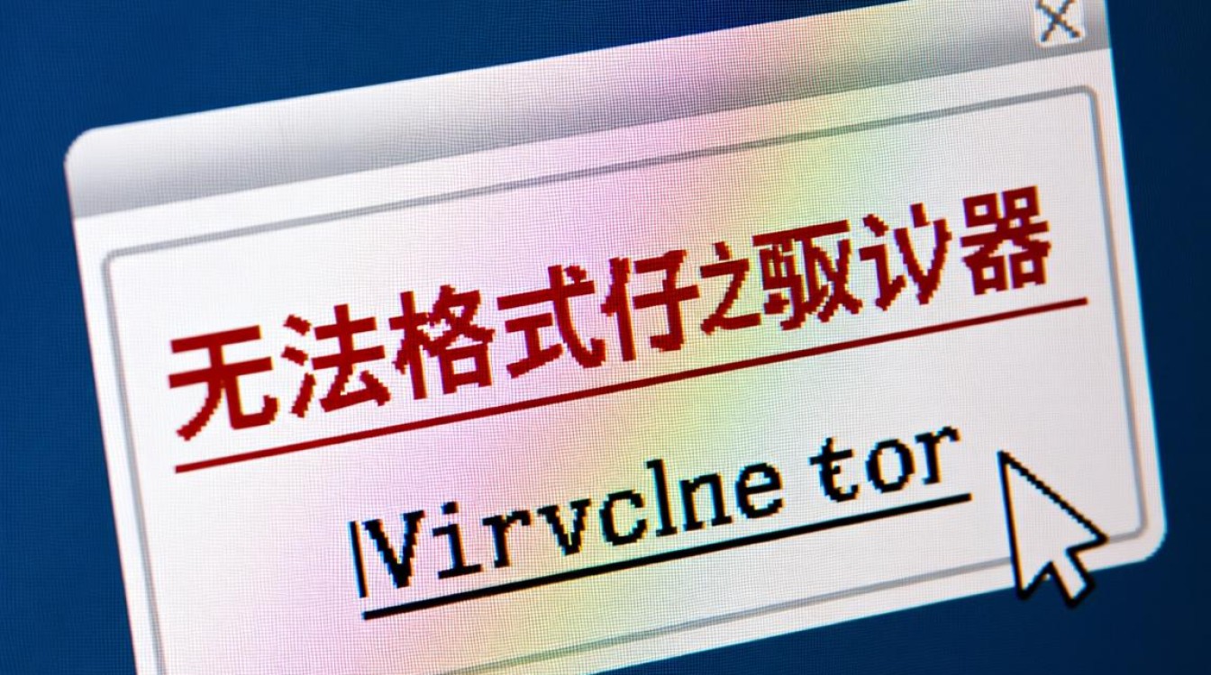 为什么无法格式化驱动器，总提示退出错误？
