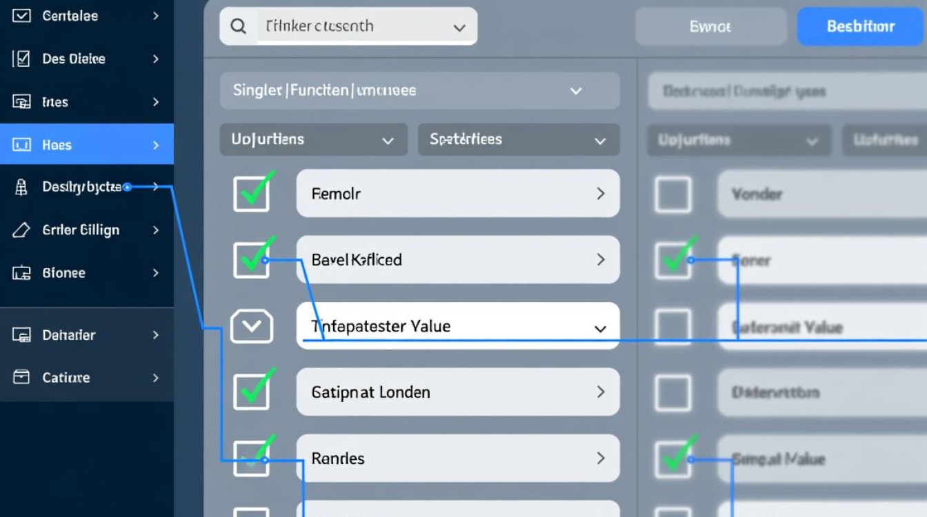 数据库中单选功能如何具体实现？前端与后端怎么配合？
