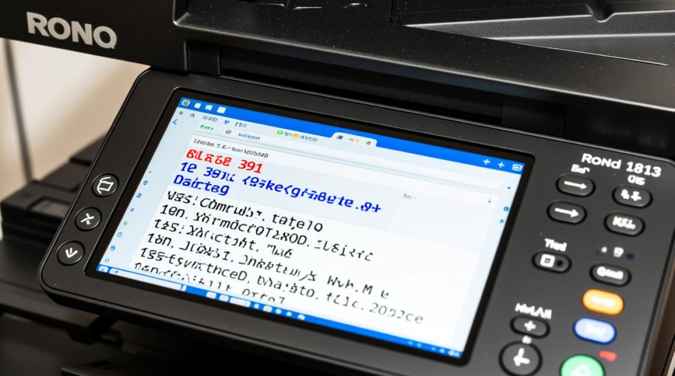 理光1813报错391是什么原因及如何解决？