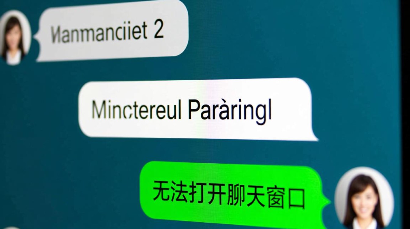 为什么我无法打开聊天窗口？